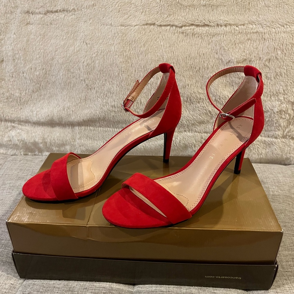 Kelly & Katie Red Heel Sandal